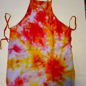 Tie dye apron
